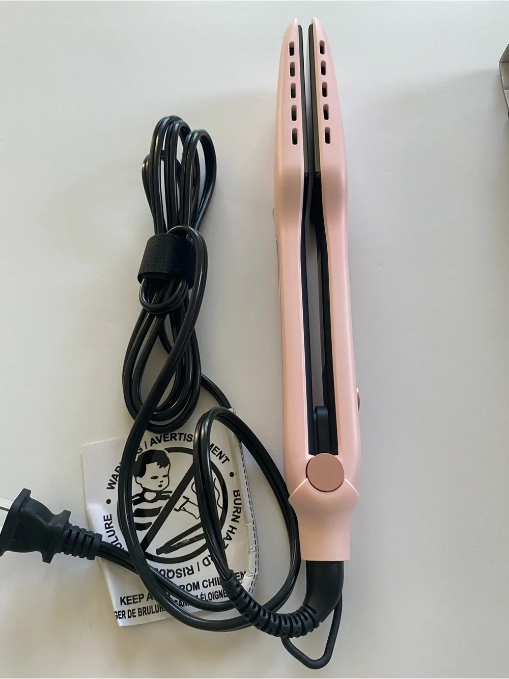 WAVYTALK 1.7in wide hair straightener S11 Pink Hair tool